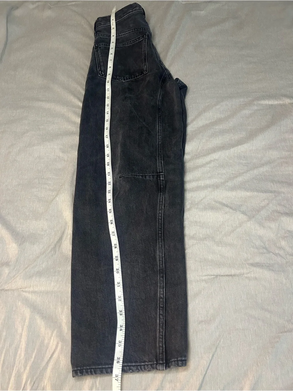 MadewellWomen’s  Black Washed The Dártelo Barrel Leg Jean Size 23 cotton 100%